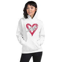 Load image into Gallery viewer, Unisex Hoodie - Love Life-D-n-R Design