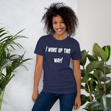 Load image into Gallery viewer, Short-Sleeve Unisex T-Shirt - Woke Up white print-D-n-R Design