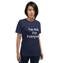 Load image into Gallery viewer, Short-Sleeve Unisex T-Shirt - Fun, Cute, N4 Everyone (wht)-D-n-R Design