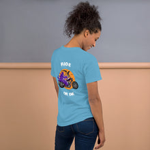 Load image into Gallery viewer, Ride or Die Biker Short-sleeve t-shirt-D-n-R Design