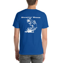 Load image into Gallery viewer, Short-Sleeve Unisex T-Shirt - Bass Fishing White-D-n-R Design