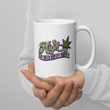 Load image into Gallery viewer, White glossy mug With Cannabis Design-D-n-R Design