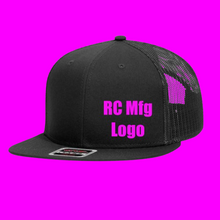 Load image into Gallery viewer, RC Manufacture Logo Hat, Custom Colored Logo, Podium Sponsor Ball Cap HTV *Custom Order*-D-n-R Design
