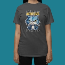 Load image into Gallery viewer, Funny Cute Humor Cat T Shirt Cat Has Attitude HTV DTF-D-n-R Design
