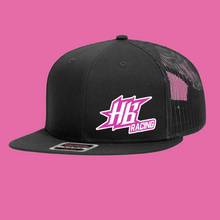 Load image into Gallery viewer, HB Racing Hat, R/C Racing Full Color Sponsor Trucker Hat HTV-D-n-R Design
