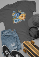 Load image into Gallery viewer, Fall Watercolor Pumpkin, Thanksgiving Shirt, Full Color T Shirt DTF HTV-D-n-R Design
