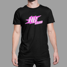 Load image into Gallery viewer, HB Racing T Shirt two-color logo V2 DTF R/C HTV
