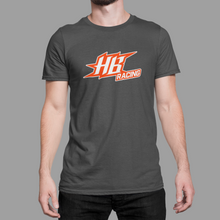 Load image into Gallery viewer, HB Racing T Shirt two-color logo V2 DTF R/C HTV
