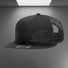 Load image into Gallery viewer, Custom HB Racing Blackout Hat, Sponsor Podium Hat, HB Racing Hat - HTV-D-n-R Design
