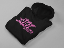 Load image into Gallery viewer, HB Racing Hoodie, HB Racing Custom Glitter Logo Hoodie R/C DTF HTV-D-n-R Design
