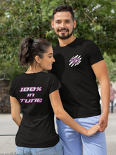 Load image into Gallery viewer, 100% In Tune R/C Racing T Shirt Sponsor HTV - Men&#39;s/Ladies-D-n-R Design
