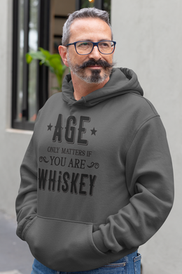 Funny Humor Design Hoodie HTV - Age Doesn't Matter-D-n-R Design