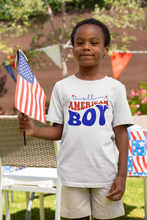 Load image into Gallery viewer, 4th of July Patriotic Youth Unisex T Shirt HTV - Boy / Girl-D-n-R Design
