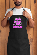 Load image into Gallery viewer, Custom BBQ Cooking R/C Aprons HTV - Break Race Fix Repeat-D-n-R Design
