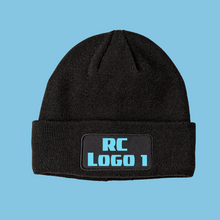 Load image into Gallery viewer, Custom RC Racing Beanie, Custom Color Beanie Logo, Custom Logo podium Beanie, HTV-D-n-R Design
