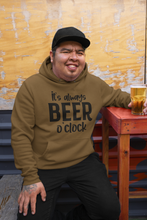 Load image into Gallery viewer, Funny Humor Design Hoodie HTV - Beer O&#39;clock-D-n-R Design
