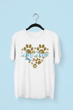 Load image into Gallery viewer, HTV Dog Mom Custom Design T Shirt – Heart UNI-D-n-R Design
