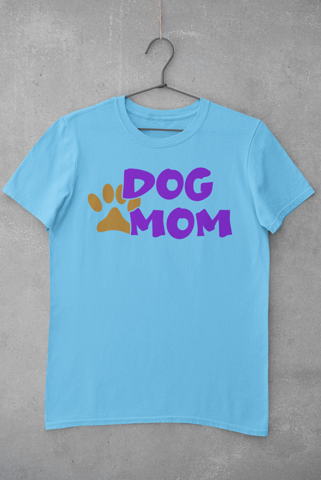 HTV Custom Graphic Design T Shirt – Dog Mom-D-n-R Design