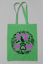 Load image into Gallery viewer, Dog Tote Bag HTV - Dog Mom-D-n-R Design
