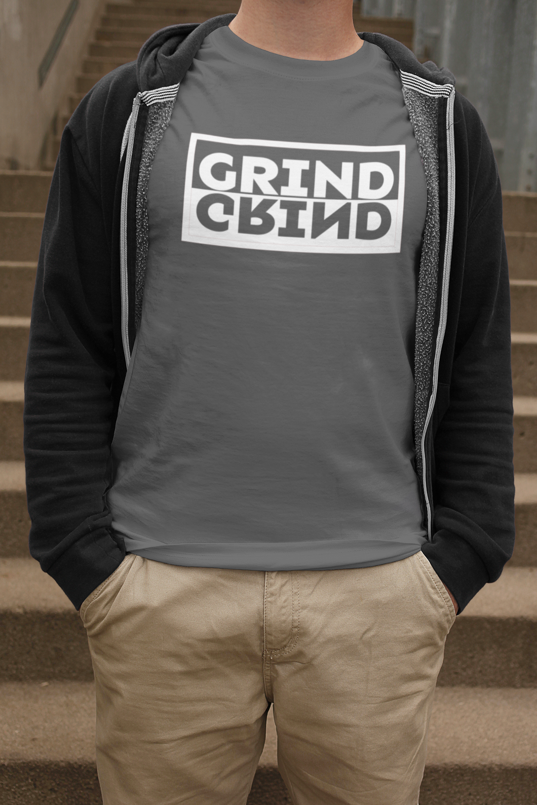 Inspirational T Shirt, Not a Hustle T Shirt, Time To GRIND-D-n-R Design