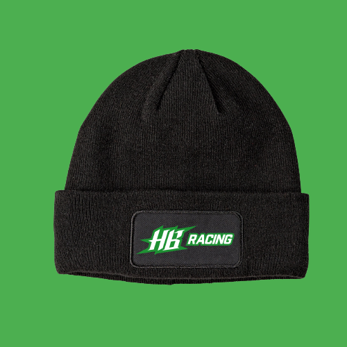 HB Racing Beanie, Color Matching Sponsor Beanie HTV-D-n-R Design