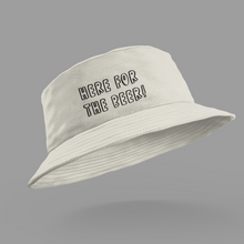 Load image into Gallery viewer, Custom Printed Bucket Hat, Floppy Hat HTV - Here For The Beer-D-n-R Design
