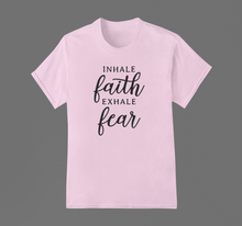 Load image into Gallery viewer, Christian T Shirt HTV - Inhale Faith-D-n-R Design
