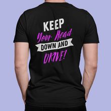 Load image into Gallery viewer, Motivational Design RC Sponsor T Shirt HTV – Keep Your Head Down-D-n-R Design
