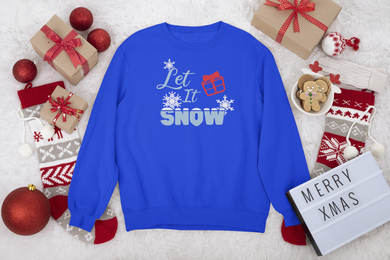 HTV Christmas Sweatshirt– Let It Snow SS-D-n-R Design