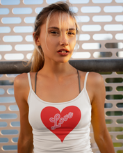 Load image into Gallery viewer, Custom Crop Heart Design Tank - Heart Love HTV-D-n-R Design
