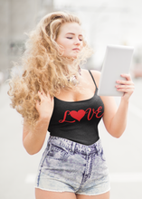 Load image into Gallery viewer, HTV Custom Women&#39;s Cami Tank - Love-D-n-R Design
