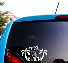 Load image into Gallery viewer, Car Window Sticker, Glass, or Smooth Surface Vinyl Decal Sticker - Beach-D-n-R Design
