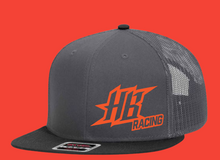 Load image into Gallery viewer, Custom Ball Cap, Color Matching Sponsor Ball Cap HTV - HB Racing CHARCOAL-BLACK-D-n-R Design
