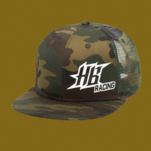 Load image into Gallery viewer, Custom Ball Cap, Sponsor Ball Cap HTV - HB Racing CAMO-D-n-R Design
