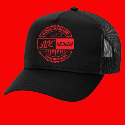HB Racing Hat Custom Ball Cap Custom 5 Panel Hat HTV