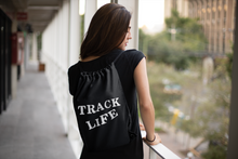 Load image into Gallery viewer, RC Drawstring Cinch Pack Backpack Sponsor Tote bag- Track Life HTV-D-n-R Design
