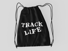 Load image into Gallery viewer, RC Drawstring Cinch Pack Backpack Sponsor Tote bag- Track Life HTV-D-n-R Design
