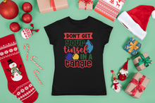 Load image into Gallery viewer, HTV Custom Christmas Design T Shirt – Never Mind- Tangle 2 Designs-D-n-R Design
