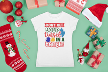 Load image into Gallery viewer, HTV Custom Christmas Design T Shirt – Never Mind- Tangle 2 Designs-D-n-R Design
