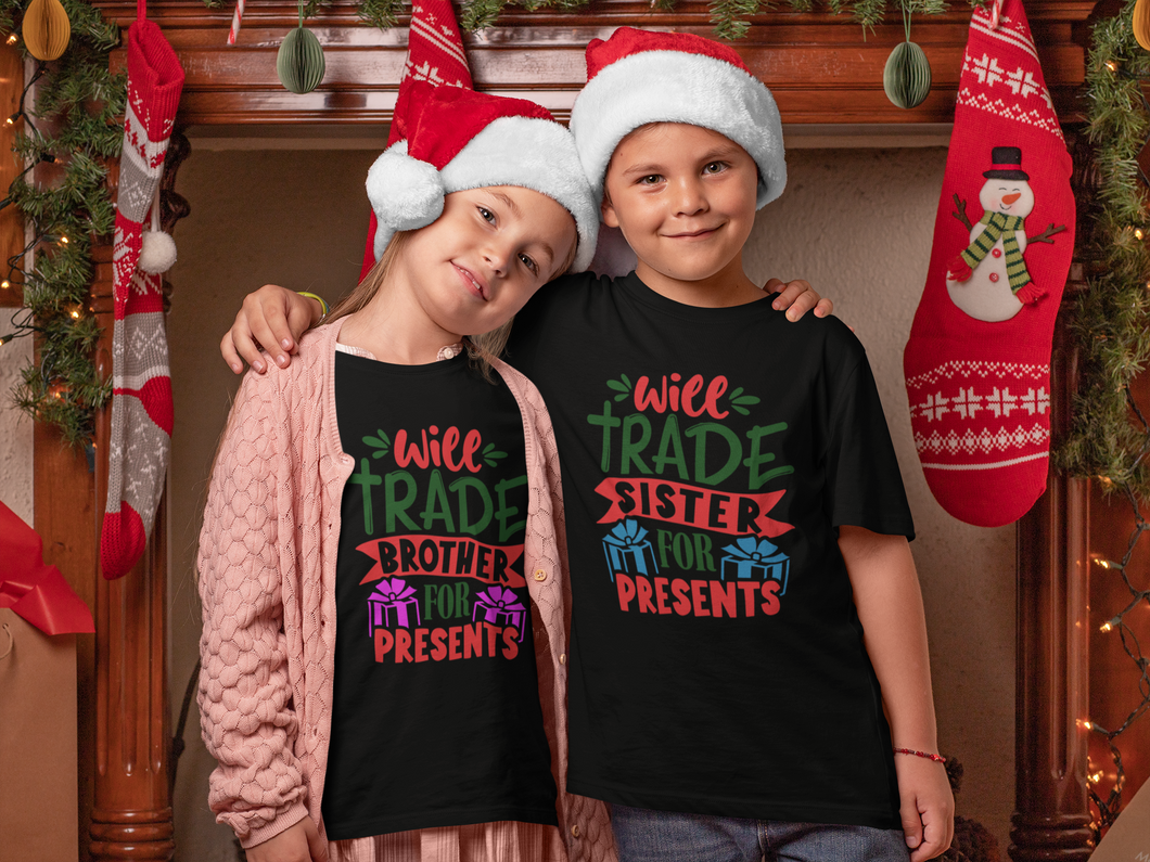 HTV Custom Youth Christmas Design T Shirts – 4 Designs-D-n-R Design