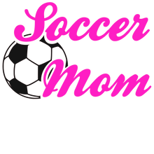 Load image into Gallery viewer, Car Window Sticker, Glass, or Smooth Surface Vinyl Decal Sticker- Soccer Mom-D-n-R Design
