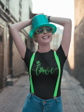 Load image into Gallery viewer, St Patrick&#39;s Day Fun T Shirt HTV Unisex- St Patrick&#39;s Love-D-n-R Design
