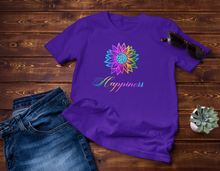 Load image into Gallery viewer, Sunflower T Shirt, Holographic HTV - Happiness-D-n-R Design
