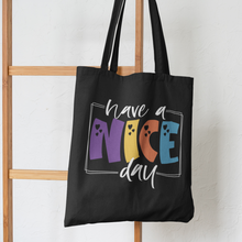 Load image into Gallery viewer, Tote Bag, Book Bag, Canvas Cotton Tote Bag, School Book Bag HTV-D-n-R Design
