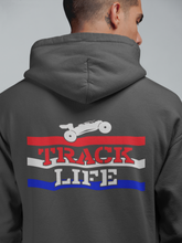 Load image into Gallery viewer, RC Racing Hoodie HTV Sponsor - Track Life Force 4-D-n-R Design
