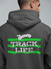 Load image into Gallery viewer, RC Racing Hoodie HTV Sponsor - Track Life Force 4-D-n-R Design
