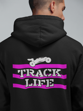 Load image into Gallery viewer, RC Racing Hoodie HTV Sponsor - Track Life Force 4-D-n-R Design
