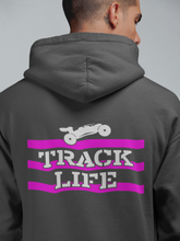 Load image into Gallery viewer, RC Racing Hoodie HTV Sponsor - Track Life Force 4-D-n-R Design
