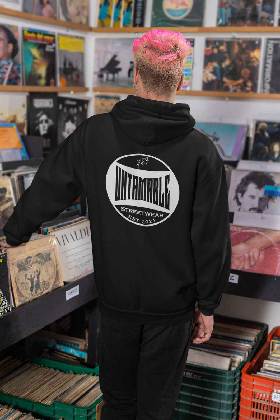 Untamable Clothing Streetwear Hoodie Men's-D-n-R Design