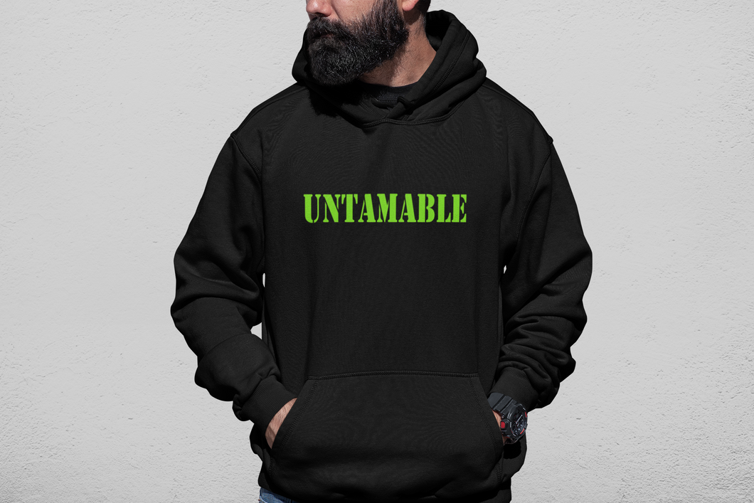 UNTAMABLE Statement Hoodie HTV-D-n-R Design